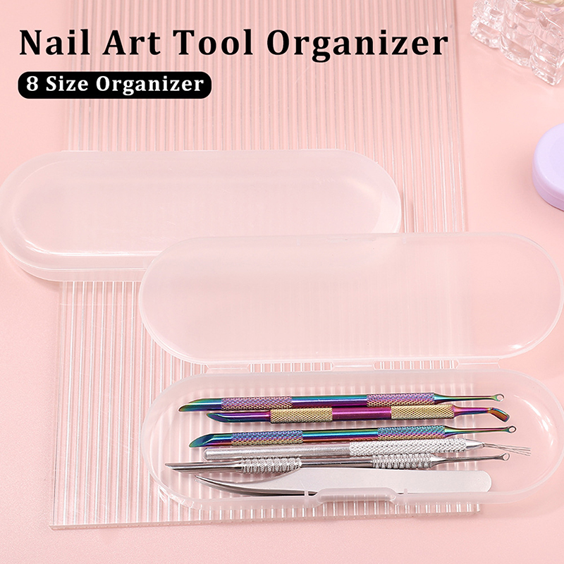1/8 Pcs Portable Rectangle Nai - Nail File Titanium reseña y precio