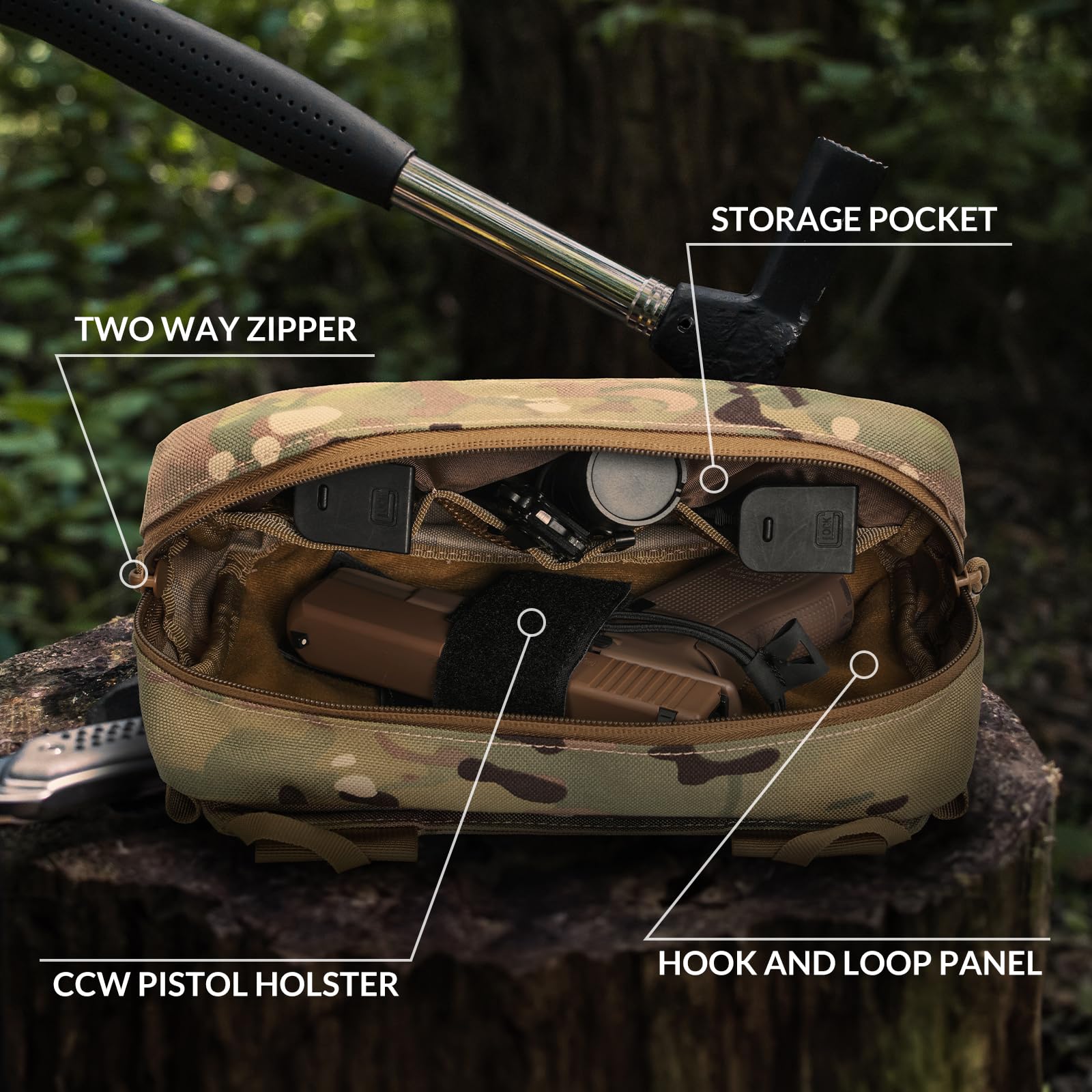 Tactical Fanny Pack, Concealed - Edc Concealed Carry Fanny Pack reseña y precio