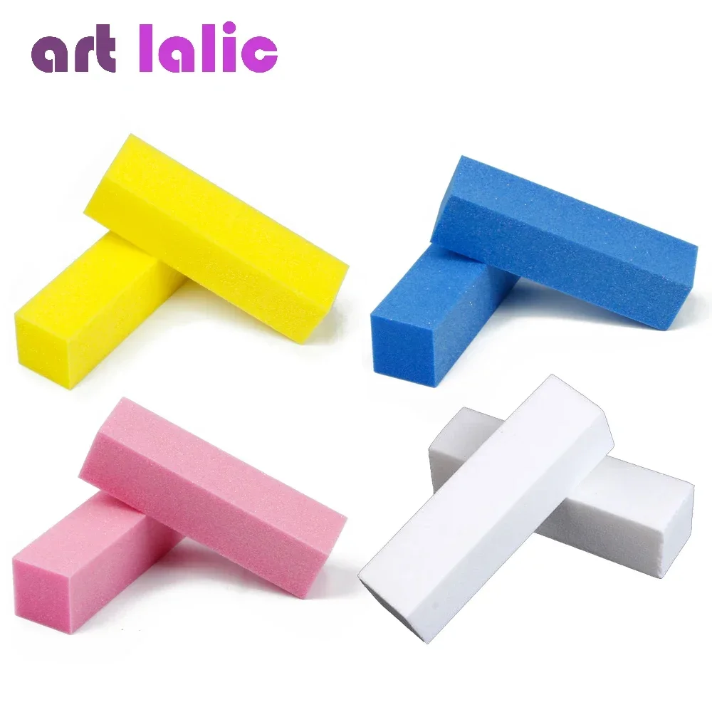 2Pcs Nail Buffer Blocks 4-Side - Nail File Titanium reseña y precio