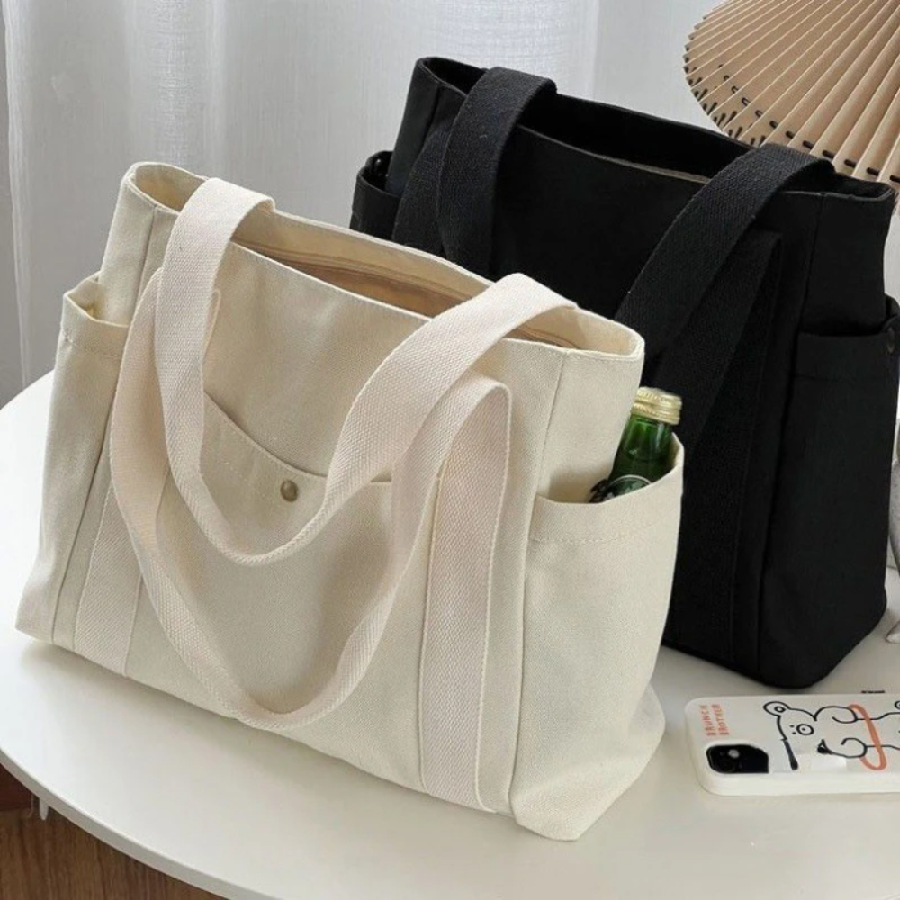 Large Capacity Canvas Tote Bag - Edc Carry Bag reseña y precio
