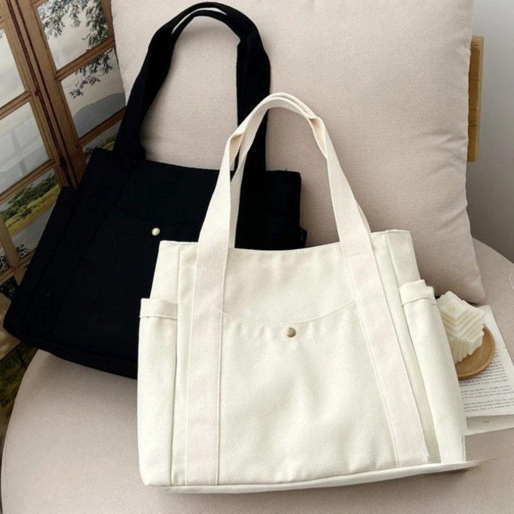 Large Capacity Canvas Tote Bag - Edc Carry Bag reseña y precio