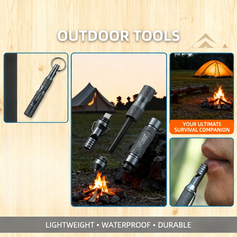 New Waterproof High Decibel Su - Ferro Rod Striker reseña y precio