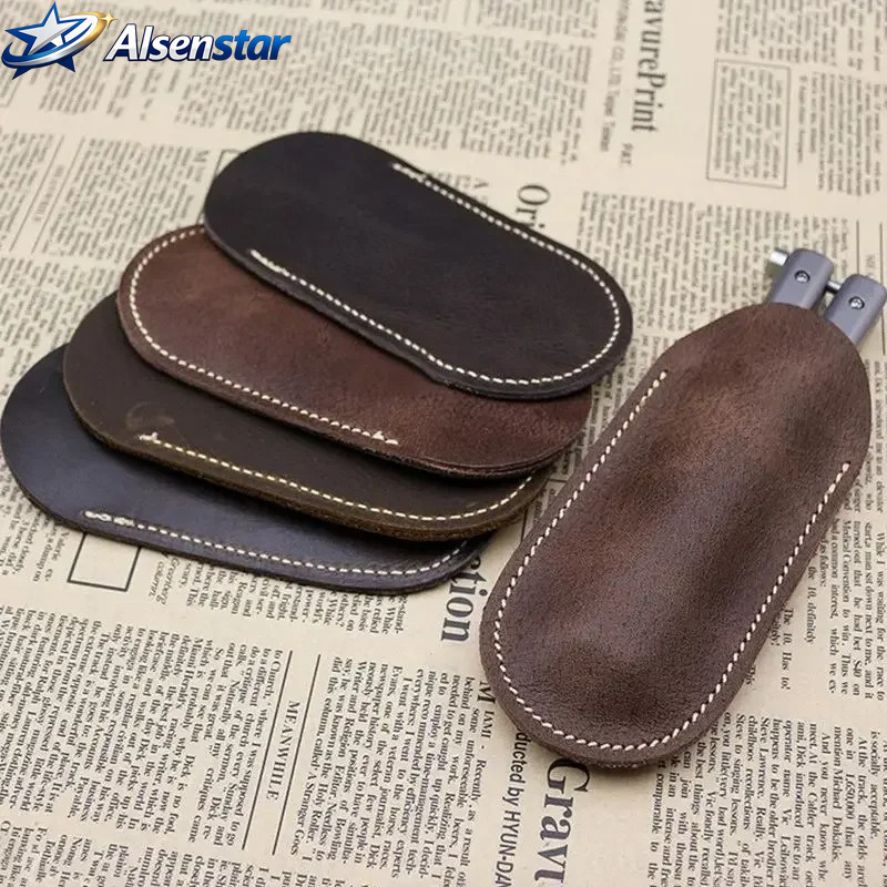 Leather small knife cover carr - Edc Pocket Carry Fixed Blade reseña y precio