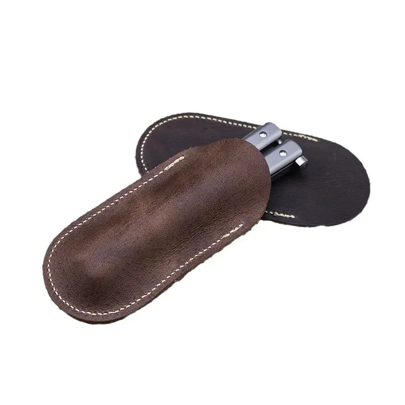 Leather small knife cover carr - Edc Pocket Carry Fixed Blade reseña y precio
