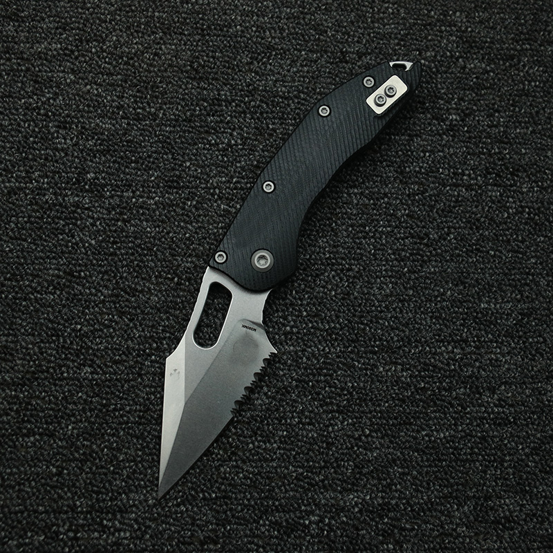 LEMIFSHE  Manual Stitch Textur - Edc Carry Pocket Knife reseña y precio
