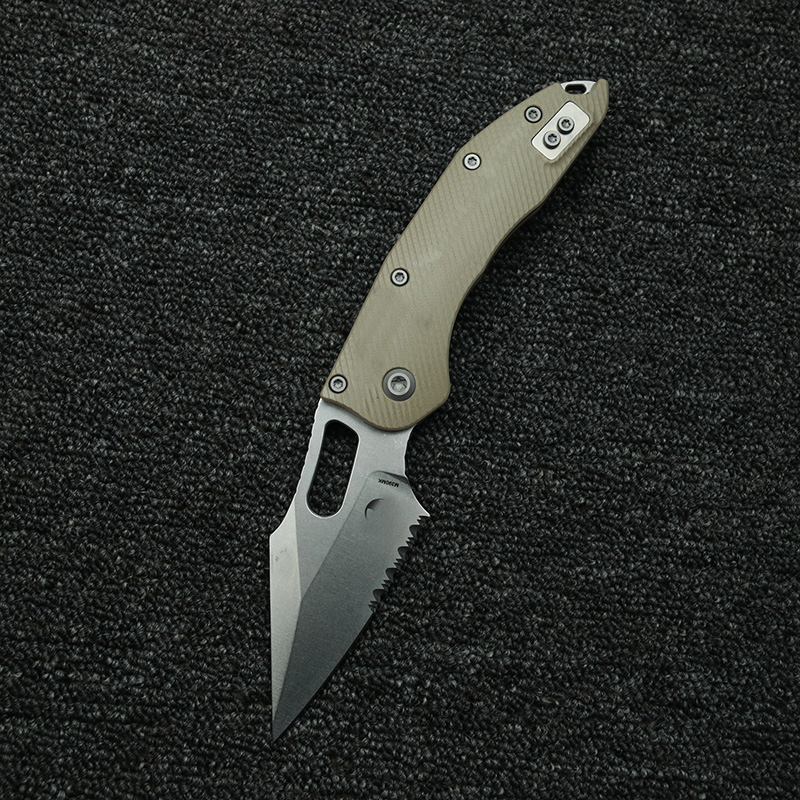 LEMIFSHE  Manual Stitch Textur - Edc Carry Pocket Knife reseña y precio