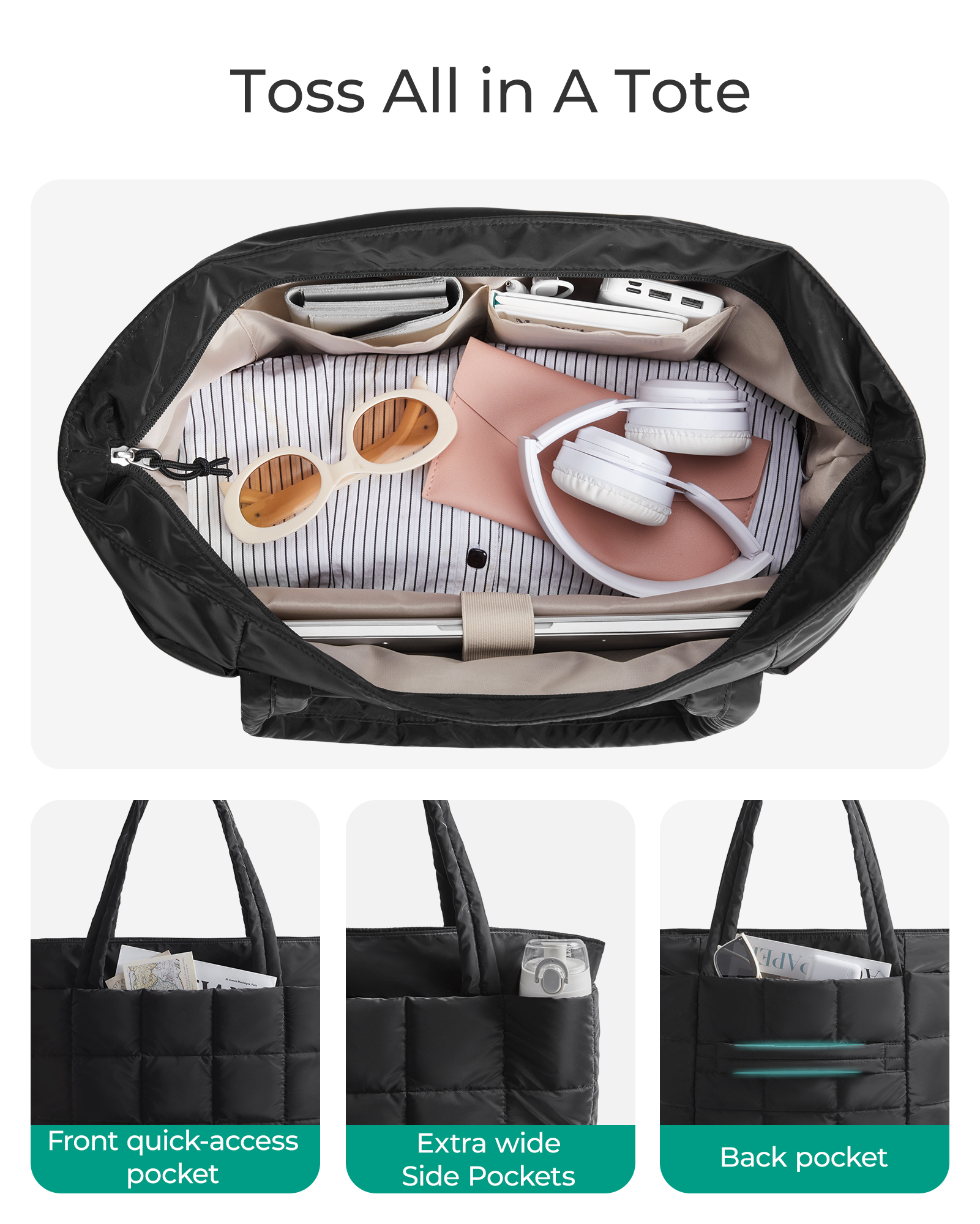 BAGSMART Travel Tote Bag Women - Edc Carry Bag reseña y precio