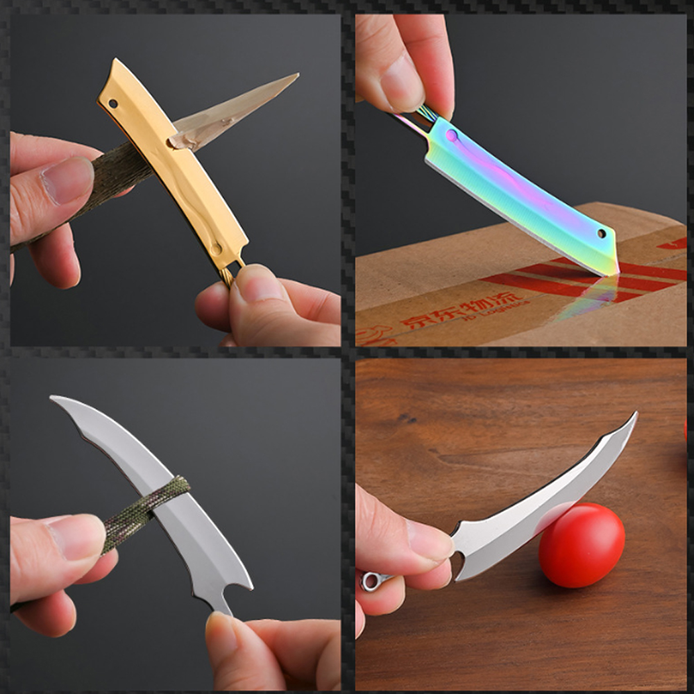 Titanium Mini Knife - Portable - Edc Carry Pocket Knife reseña y precio