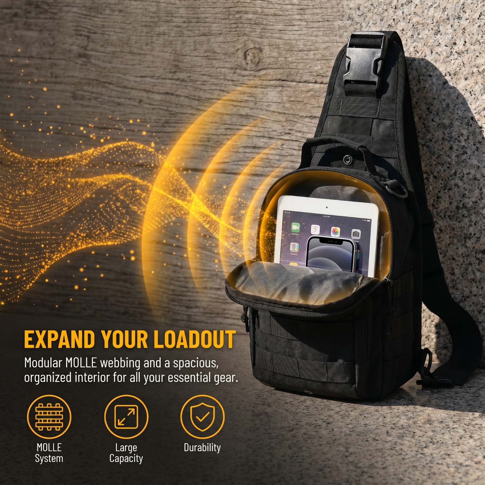 Tactical Sling Chest Pack Dura - Edc Everyday Carry Bag reseña y precio