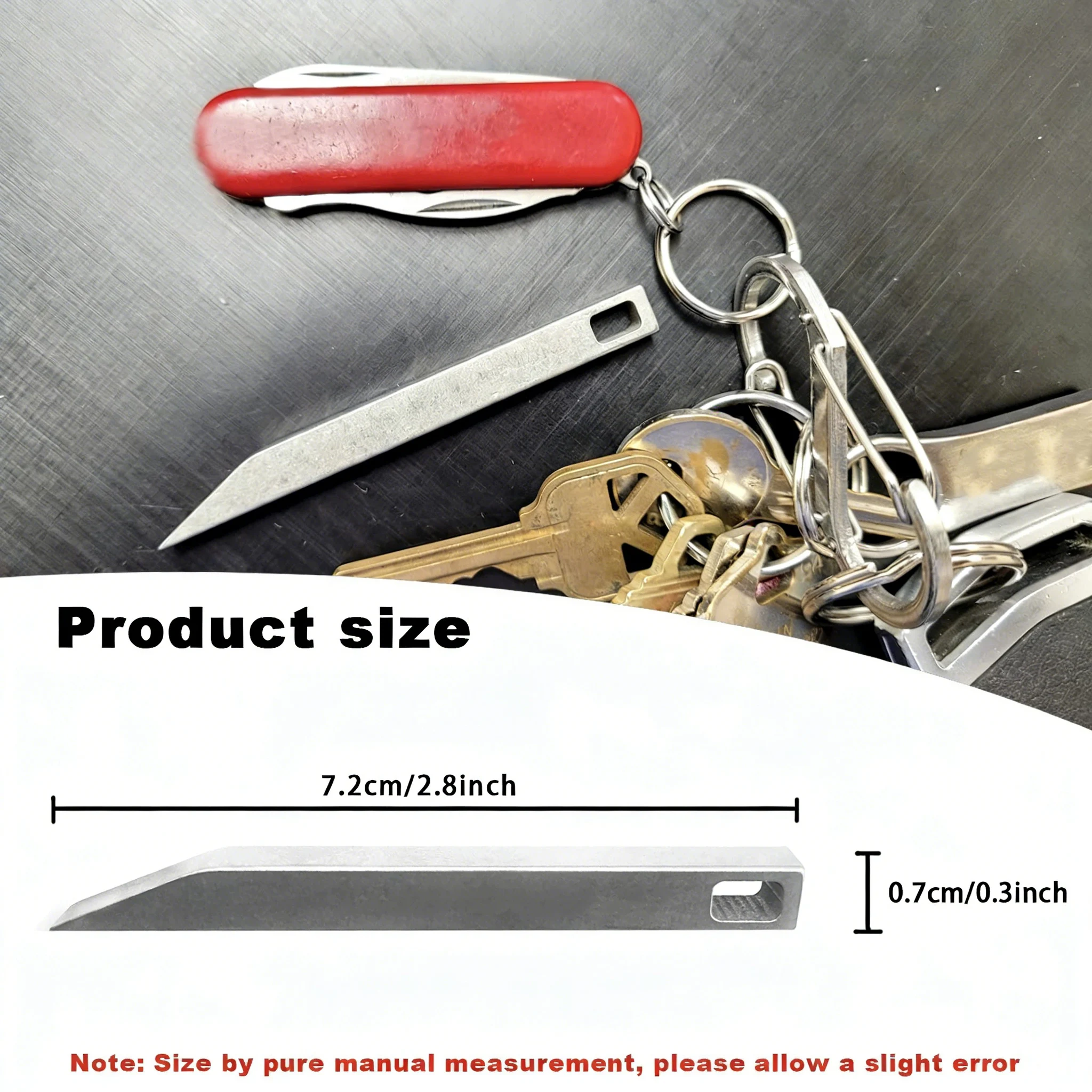 Heavy Duty Keychain Prybar EDC - Edc Every Day Carry おもちゃ reseña y precio