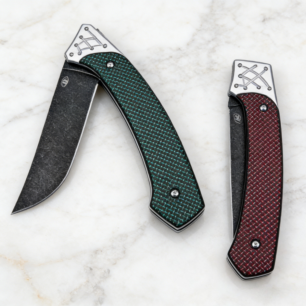 D2 Steel Folding Knife with Ca - Edc Carry Pocket Knife reseña y precio