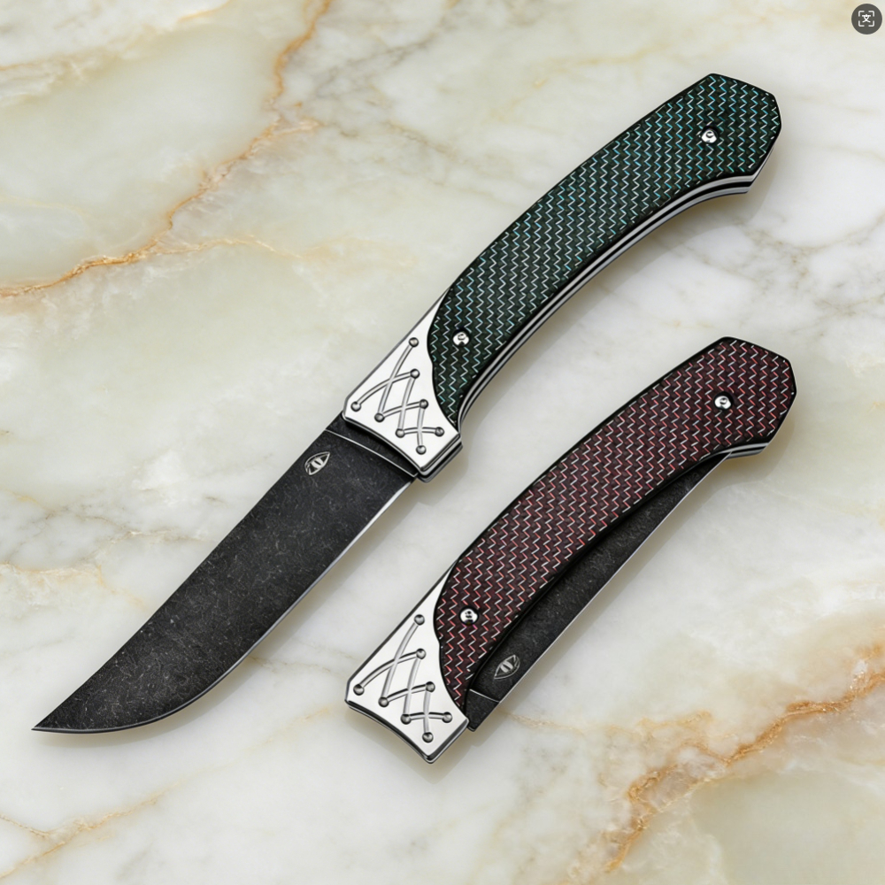D2 Steel Folding Knife with Ca - Edc Carry Pocket Knife reseña y precio