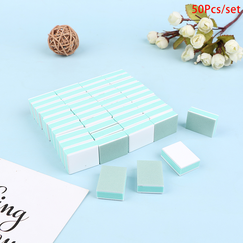50 Pcs/lot Mini Nail Buffer Bl - Nail File Titanium reseña y precio