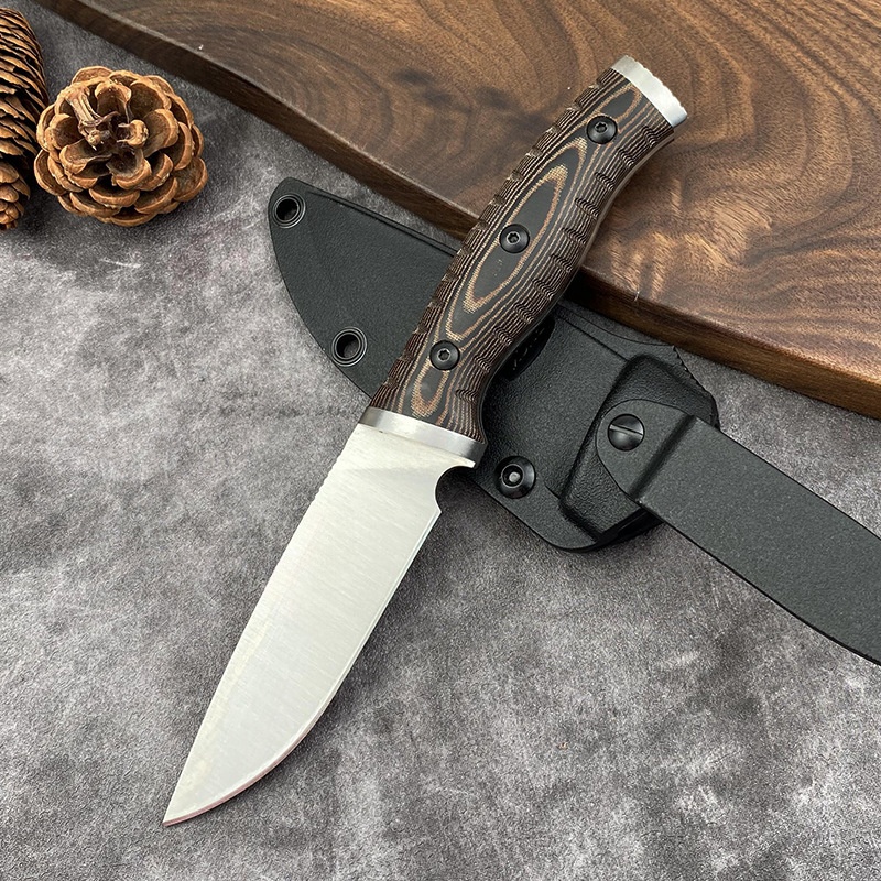 Straight Knife D2 Blade G10 Ha - Edc Fixed Blade Deep Carry reseña y precio