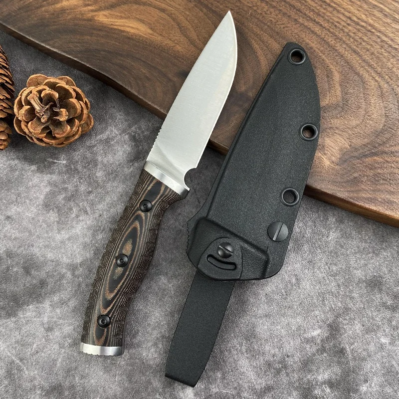 Straight Knife D2 Blade G10 Ha - Edc Fixed Blade Deep Carry reseña y precio