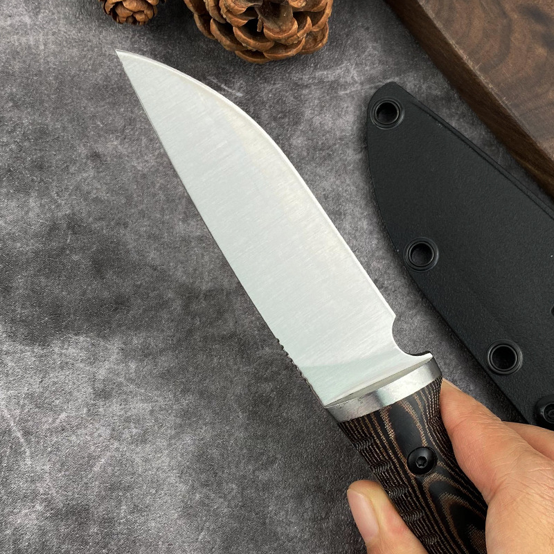 Straight Knife D2 Blade G10 Ha - Edc Fixed Blade Deep Carry reseña y precio