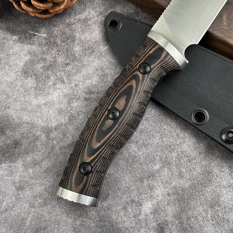 Straight Knife D2 Blade G10 Ha - Edc Fixed Blade Deep Carry reseña y precio