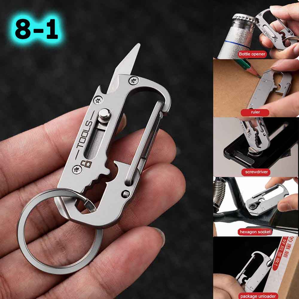 Stainless Steel Key Chain Knif - Multitool Credit Card reseña y precio