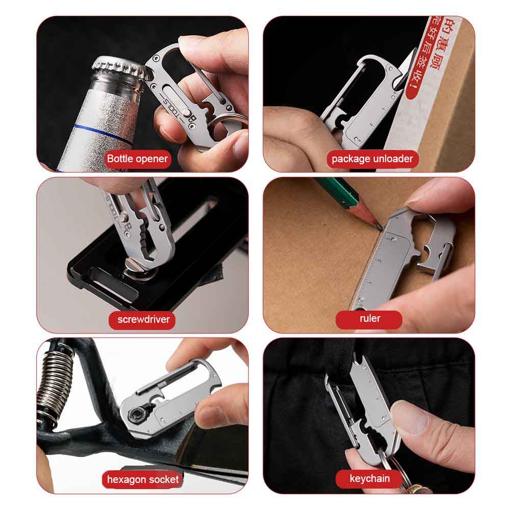 Stainless Steel Key Chain Knif - Multitool Credit Card reseña y precio