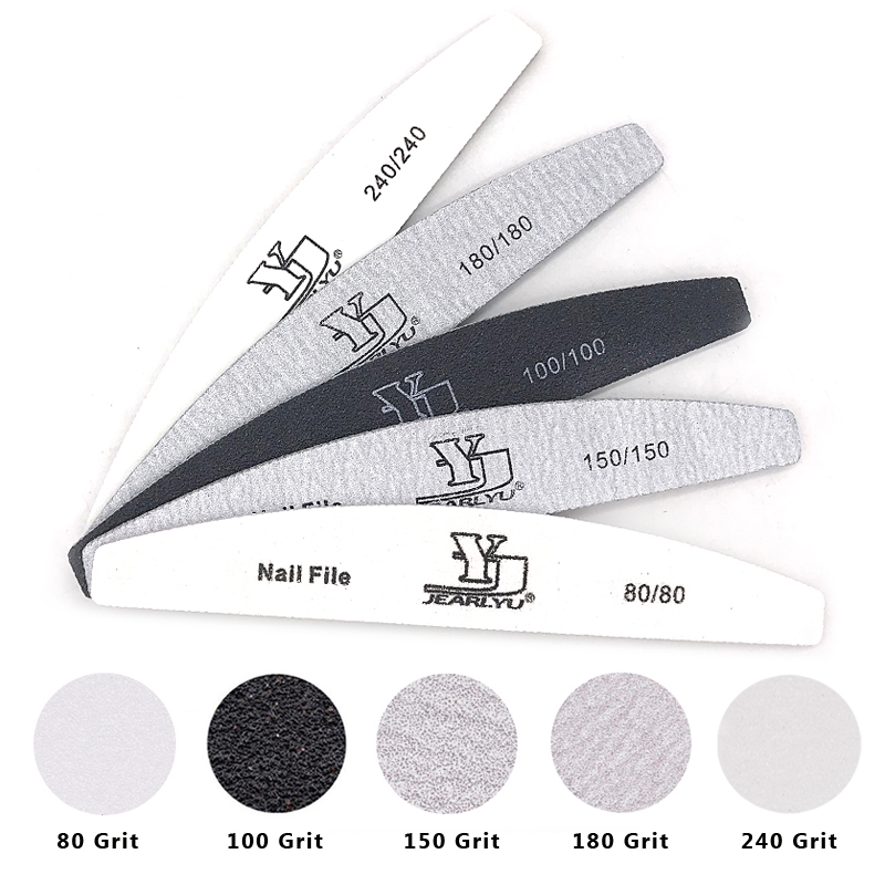 5Pcs Nail File Set Mix Color P - Nail File Titanium reseña y precio