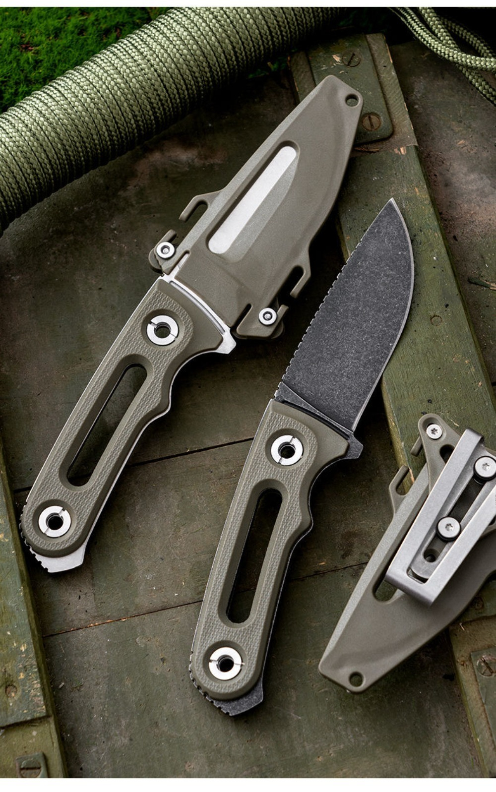 FX Portable Fixed Blade Knife  - Edc Fixed Blade Deep Carry reseña y precio