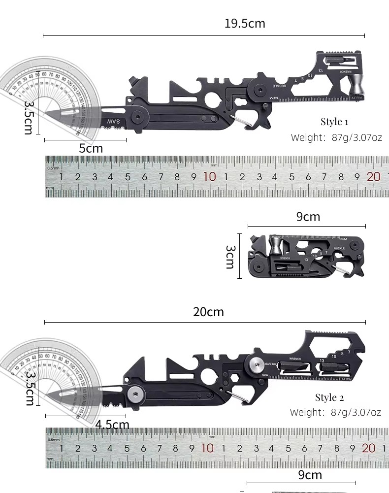 Multifunctional Outdoor Tool C - Multitool Credit Card reseña y precio