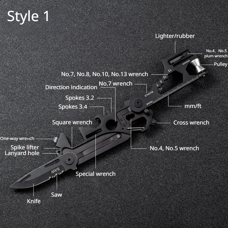Multifunctional Outdoor Tool C - Multitool Credit Card reseña y precio