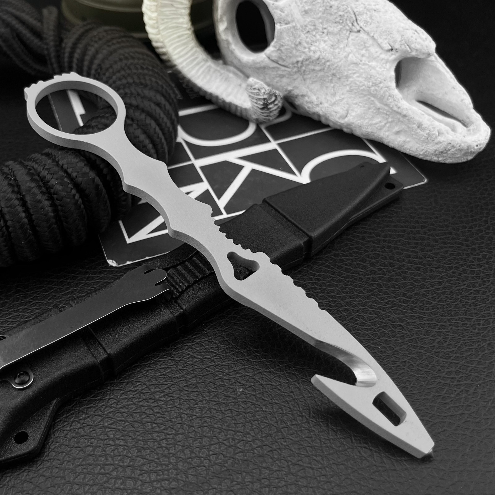 New 179 High Hardness Fixed Bl - Edc Fixed Blade Deep Carry reseña y precio