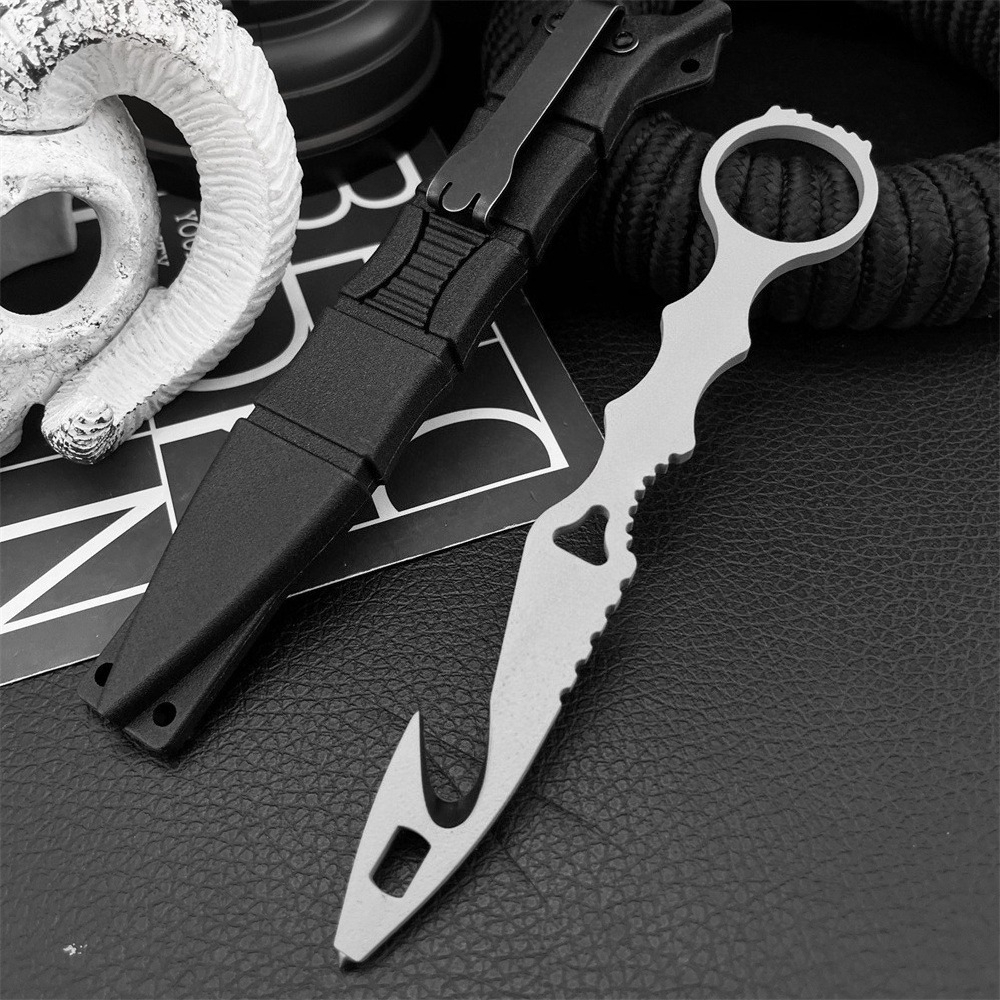 New 179 High Hardness Fixed Bl - Edc Fixed Blade Deep Carry reseña y precio
