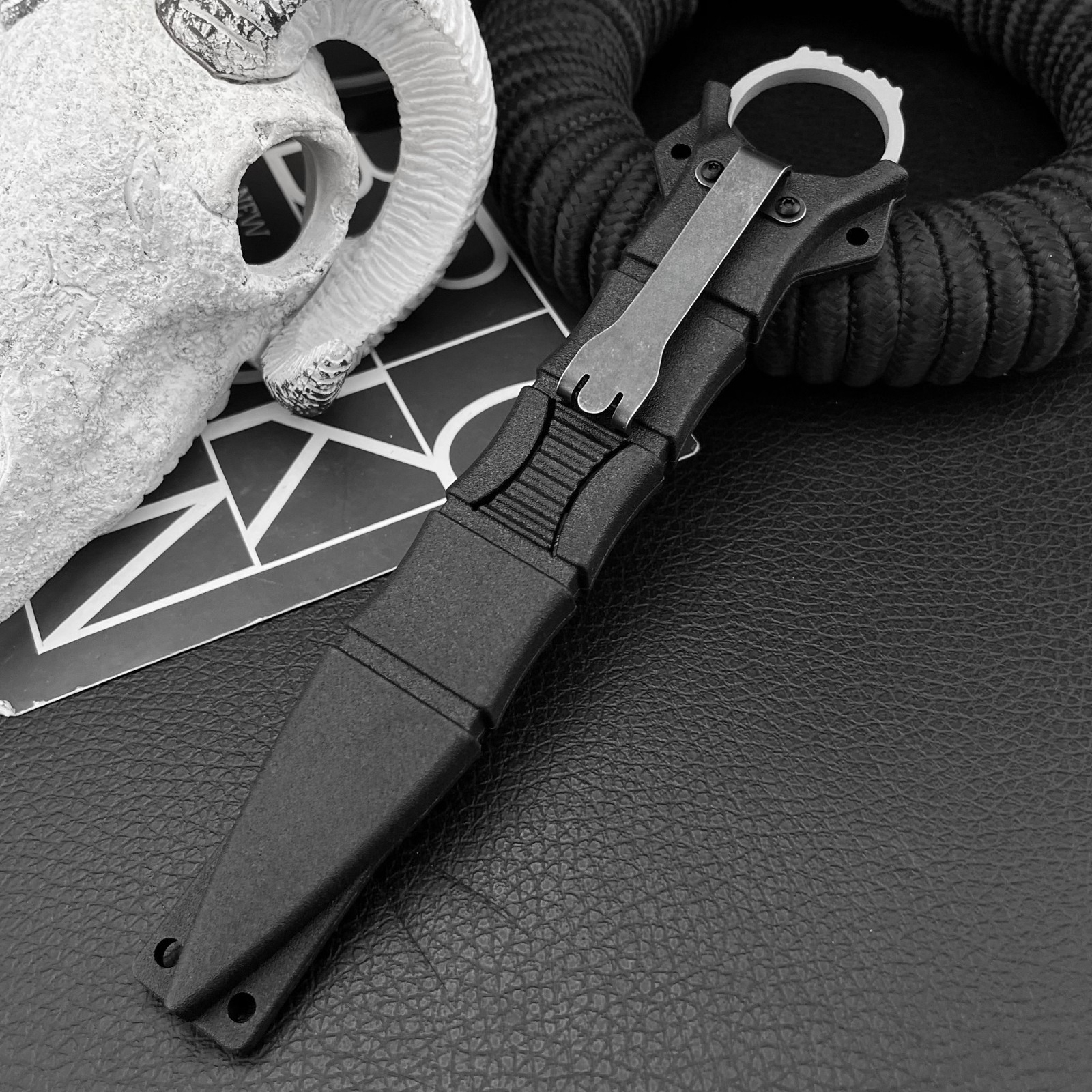 New 179 High Hardness Fixed Bl - Edc Fixed Blade Deep Carry reseña y precio