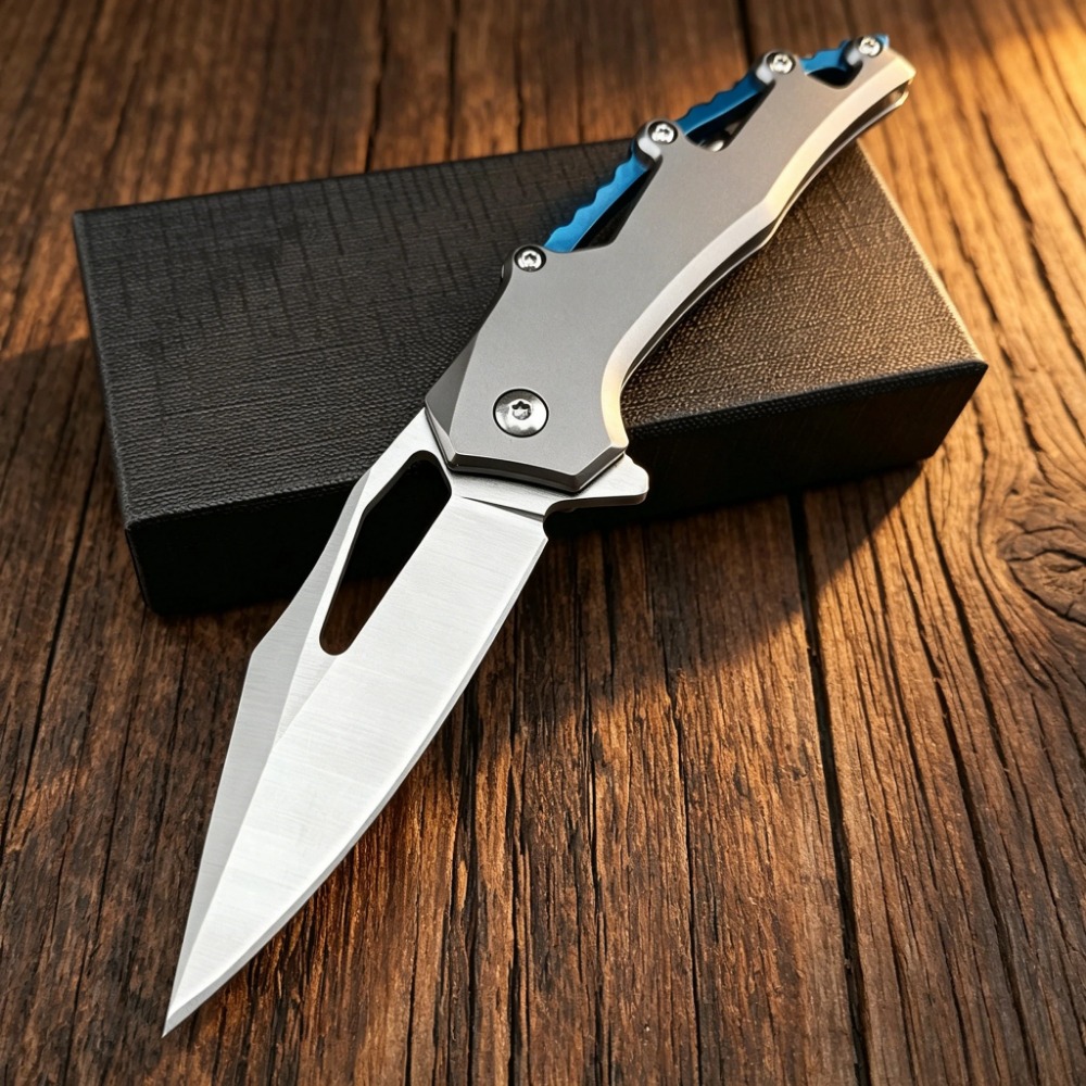 Compact EDC Folding Knife D2 S - Edc Every Day Carry おもちゃ reseña y precio