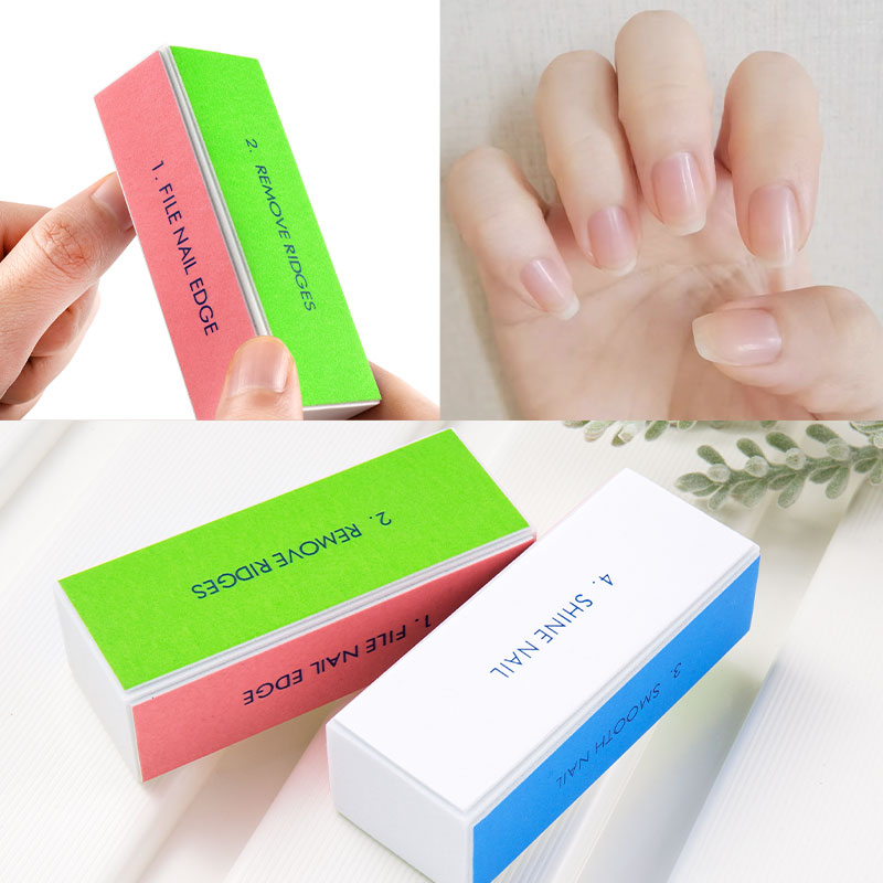5/10pcs Nail Buffer Block 4 St - Nail File Titanium reseña y precio