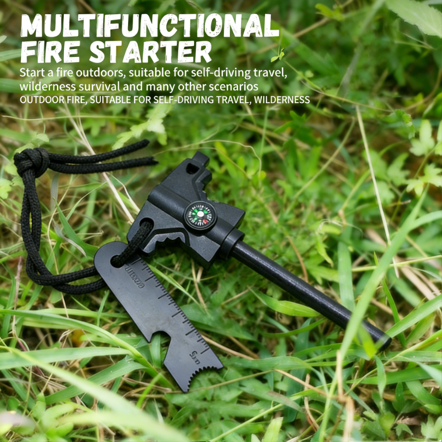 Multi-functional Survival Fire - Ferro Rod Striker reseña y precio