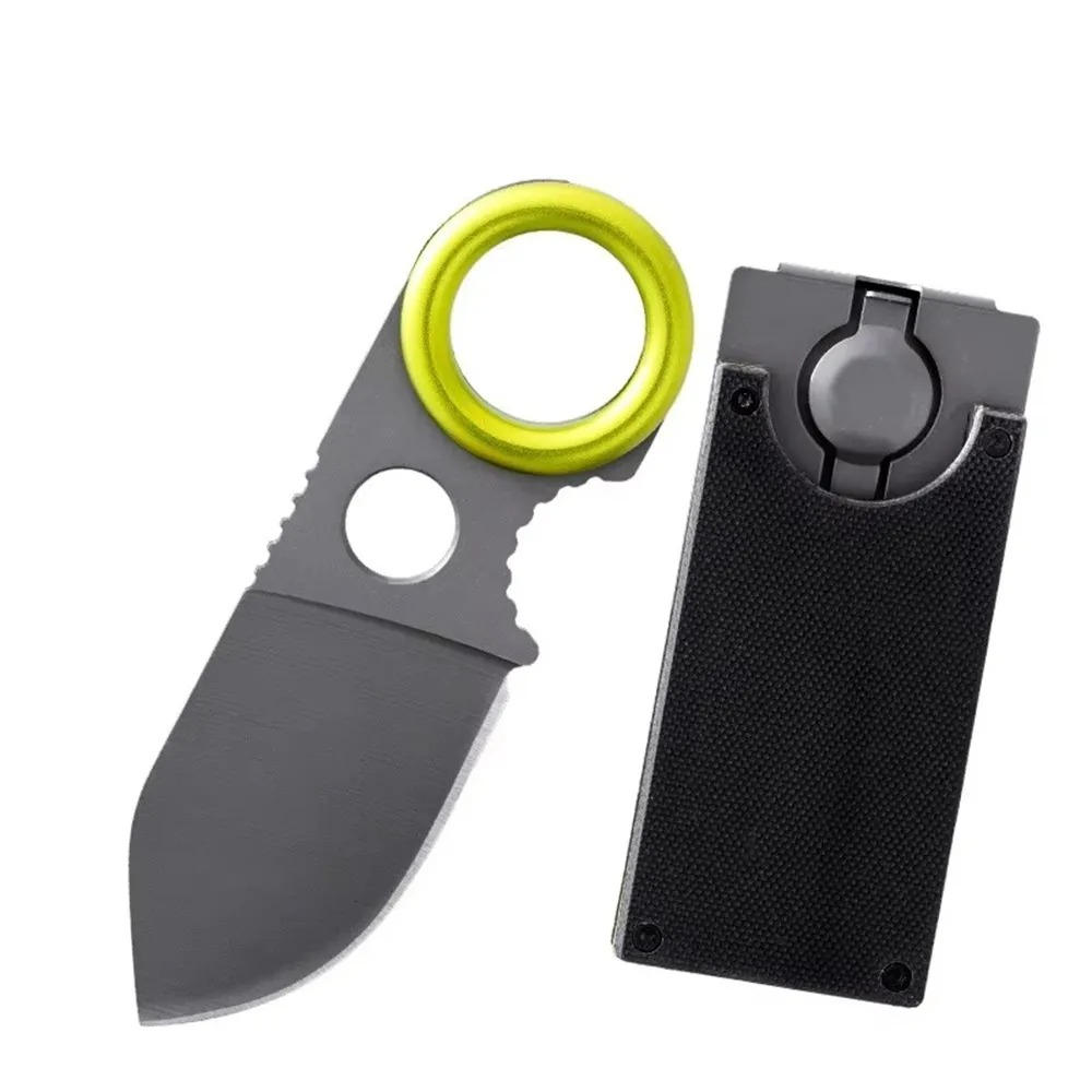 Mini EDC Ring Fixed Blade Knif - Edc Pocket Carry Fixed Blade reseña y precio
