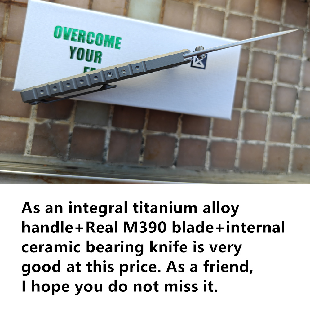 Anthem 781 Integral Titanium H - Pocket Knife Ceramic reseña y precio