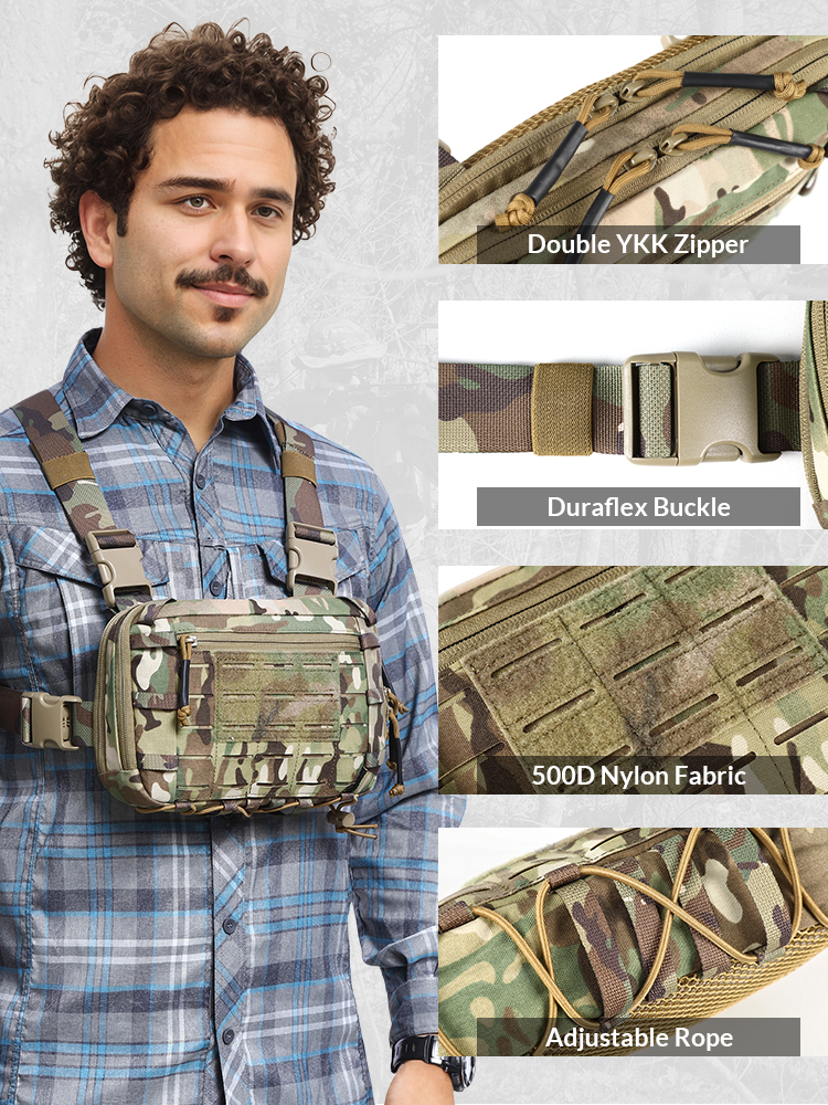 VOTAGOO 2L Tactical Chest Bag  - Edc Carry Belt reseña y precio