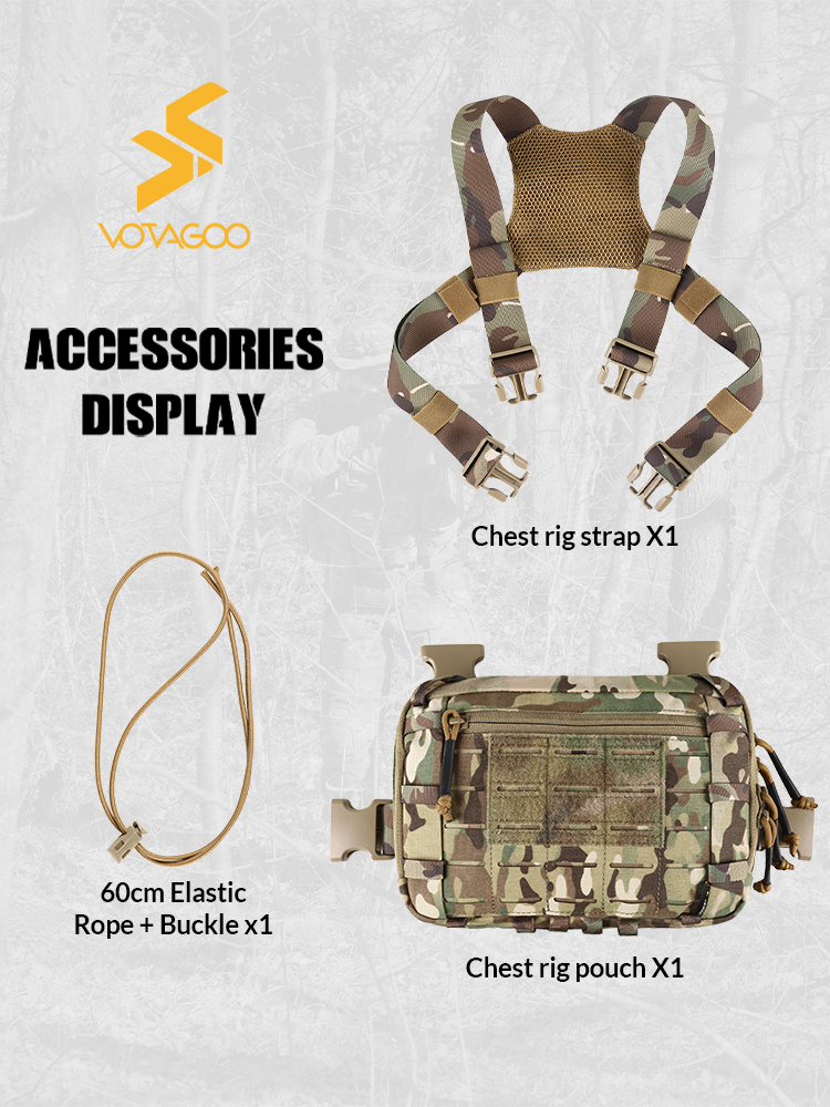 VOTAGOO 2L Tactical Chest Bag  - Edc Carry Belt reseña y precio