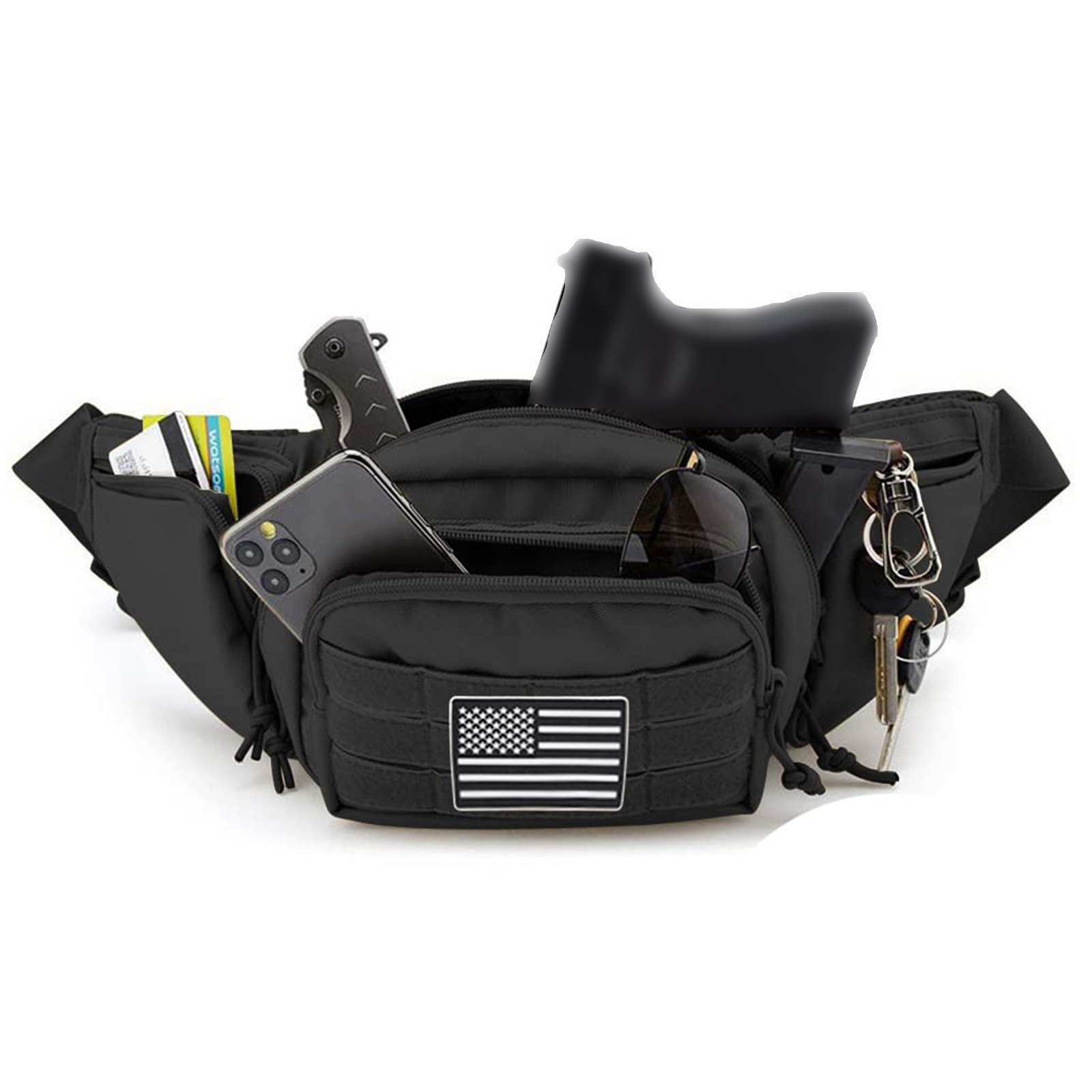 Tactical Fanny Pack Gun Holste - Edc Concealed Carry Fanny Pack reseña y precio